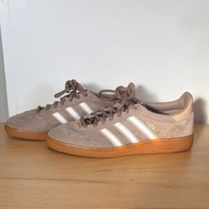 Adidas Men's Tan Suede Sneakers
